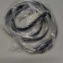 HOTWILL Women Skinny Belts for Jeans Dress Thin Waist Faux Leather Belt with Gold Buckle 0.55" Width (Large: 33"-36" (Pant 12-14))