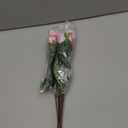 2 Pcs Artificial Impatiens Flowers for Outdoors Silk Flower Outside UV Resistant Fake Flowers Plants Bushes Pink Faux Impatiens for Outdoor Planters Front Porch Patio Garden Balcony Decor