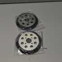 Sander Pad for Milwaukee, 2 Pack 5 Inch 8 Hole Orbital Sander Pad for Milwaukee 6021-21 6034-21 2648-20 2648-21 Random Orbit Sander Replacement Hook and Loop Metal Backing Pad Part Number 51-36-7100