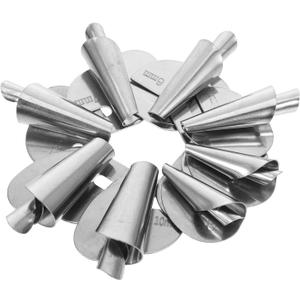 SAFIGLE 8pcs Universal Sewing Machine Presser Foot Set Rolled Hemmer Foots with 3-10mm Sizes Sewing Machine Accessories for Industrial and Home Use Quilting and Binding