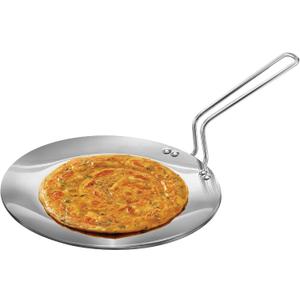 Hawkins Tri-Ply Stainless Steel Tava 26 cm, 3.5mm Induction Compatible