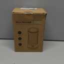 Ovetedot Milk Frother, Upgraded 4-in-1 Milk Frother and Steamer, Hot and Cold Foam Maker and Milk Warmer with Temperature Control & Auto Shut-Off, Frother for Coffee, Latte, Cappuccino, Matcha (Black)