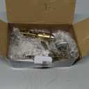 Door Levers Interior Keyed Difference Entry Front/Bedroom Door Handles for Left and Right Opened Door with Lock and Keys Set in Satin Nickel (1)