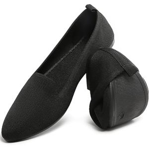 HEAWISH Women’s Flats Shoes Pointed Toe Ballet Flats Dressy Comfortable, Saze 39