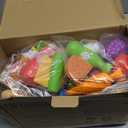 KidKraft 115-Piece Deluxe Tasty Treats Pretend Play Food Set, Plastic Grocery and Pantry Items, Gift for Ages 3+