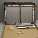 23.6 * 16in Medium Stainless Steel Folding Wall Shelf | Food Truck | Kitchen, Restaurant, Garage, Laundry, Utility Room Folding Concession Shelf