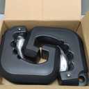 Jet Ski Bumpers for Docking, PWC Fenders Fit Yamaha Jet Skis, PWC Bumpers Waverunner Accessories with Quick Attachment, 2 Pack, Black