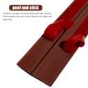 Flexible PVC T-Molding Transition Strips for Hard Wood Floor,Laminate,Tile,LVP. Vinyl Flooring Edging Trim 118" L × 1.97" W,Wood Grain D