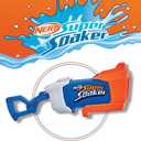 Nerf Super Soaker Rainstorm Water Blaster, Drenching Water Blast, Outdoor Water-Blasting Fun for Kids Teens Adults, Easy Fill and Blast, One Size