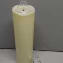 4" x14" Outdoor Candles with Timer Waterproof Large Flickering Flameless Candles with Remote Plastic Tall Pillar Candles for Indoor Outdoor Use, Ivory 1Pack