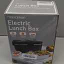 COZYEXPERT Electric-Lunch-Box-Heated-Food-Warmer 100W Heating Lunchbox for Adults 1.8L Portable Food Heater for Work/Car, 12V/24V/110-230V Lonchera Elctrica Porttil with Fork Spoon (Black)