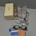 CCVOO 3.0 Oprah Style Reading Glasses for Women, Stylish Eyeglasses, Blue Light Readers for Women, Cheaters, (A1 Mix)