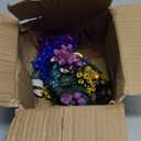 GSD Aquarium Colorful Coral Reef Set Fish Tank Decoration Mountain Ornament for Aquarium Environments Decor Accessories, Coral Mountain x 1, Aquatic Plant x 4