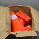 Versatyle 6in Heavy Duty Agility Training Cones for Soccer, Football, Basketball & Sports Drills, Flexible Motorcycle & Traffic Training Cones, Durable, Versatile, High Visibility (Set of 6 Orange)