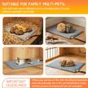 Remerry 2 Pcs Chicken Heated Pads 20 x 14 Inch Pet Heating Pad Small Animal Indoor Outdoor Heating Pad Adjustable Temperature Waterproof Heated Mat 30-Level Controller (25-60°c) with 10-Hour Timer