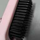 Go Brush Pro 2026 Hair Straightener Brush 300 Million Negative Ionic Portable Cordless Hair Straightener for Women with 4 Temps Fast Heating MCH Ceramic Coating Smooth Frizz - Free Hair Gift for Women