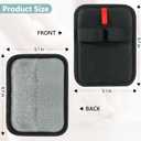 2 x TEHAYSH Pet Hair Removal Glove - Reusable Electrostatic Dog/Cat Hair Remover Mitt & Pet Grooming Gloves for Couch, Carpet, Furniture - Upgraded Electrostatic Dog Tool (2 PCS)