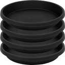 NIMYAU 4 Pack Large Plant Saucer 18 Inch, Extra-Large Deep Plastic Plant Trays for Pots, Plant Water Catcher Tray for Plants, Flower Pot Saucers, Plant Saucers for Indoors Outdoor