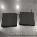 AAAAAcessories Outdoor Seat Cushions for Chairs, Waterproof, Fade-Resistant, 18" x 18" x 2", Patio Furniture Replacement Cushions, Set of 2, Charcoal Black