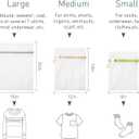 Mesh Laundry Bags, Washing Machine Wash Bags, Reusable and Durable Mesh Wash Bags for Delicates Blouse, Hosiery, Underwear, Bra, Lingerie Baby Clothes - 5 Different Size