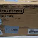 Black+Decker Countertop Convection Toaster Oven, 8 One-touch Cooking Functions, Stainless Steel, Extra-deep Interior