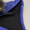 Winter Jacket for Medium Small Dogs, Waterproof Dog Coat with Fur Collar, Reflective Fleece Lined Doggy Clothing with Elastic Strap, Cold Weather Pet Outfits, Boy & Girl Puppy Overalls, XXL