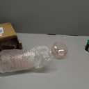 12 PCS Ribbed Coupe Glasses Pink Plastic Champagne Coupe Cup 10oz Detachable Gold Rim Espresso Martini Glass Vintage Margarita Glassware Cocktail Glass for Wedding Bachelorette Party