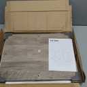 AMHANCIBLE C Shaped End Tables Set of 2, Couch Side Tables That Slide Under, TV Trays for Living Room, Bedroom, Small Space, Sofa, Grey HET02BGY