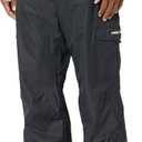 Arctix Men's Sentinel Pull Over Fleece-Lined Cargo Snow Pants, Black, Small