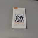 QTlier for iPhone 16 Case, 360 Rotatable Ring Stand, Raised Camera Frame, Shockproof Case Compatible with MagSafe, Case for iPhone 16, Translucent Avocado Green