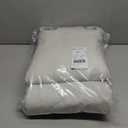 NICETOWN Faux Linen 100% Blackout Living Room Curtains 96 inches Long, Silver Grommet 2 Layers Window Treatment with White Liner Thermal Curtains for Bedroom, Vanilla, W52 x L96, 2 Panels