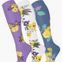 FuelMeFoot 3 Pack Copper Compression Socks - Compression Socks Women & Men Circulation - Best for Medical,Running,Athletic,S/M