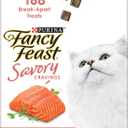 Pro Plan Complete Essentials Adult Turkey & Vegetables Entrée Slices In Gravy Wet Dog Food, 2 packs Best By January 2027 +  Purina Fancy Feast Limited Ingredient Cat Treats, Savory Cravings Salmon Flavor - 3 oz. Box Best By Feb. 2026 + Purina Pro Plan Complete Essentials Adult Grain Free Turkey and Vegetable Entree Classic Canned Cat Food 3 oz. Best Sept. 2026
