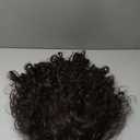 Morph Polynesian Curly Wig for Maui Role Play, Halloween Costume Hair for Men and Women, Black Cosplay Accessory, One Size