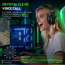 WESEARY Wireless Gaming Headset for Xbox Series X|S, 2.4GHz Ultra-Low Latency Headset with Noise Cancelling Mic for PC, PS5, PS4, Switch, Mac, 3D Surround Sound, Bluetooth 5.4, 50H Battery
