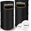 Disc Golf Basket Set with 2 Flying Discs | Foldable Backyard & Beach Toss Game for Adults | All-Weather Outdoor Games with Carry Bag | Perfect for Lawn, Tailgating & Camping Games
