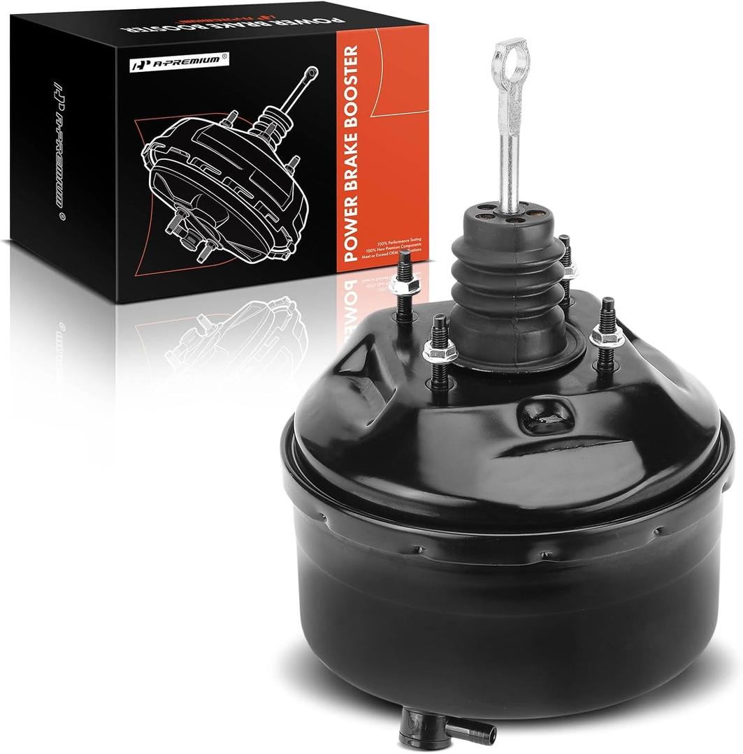 A-Premium Vacuum Power Brake Booster Compatible with Ford Explorer 1999 2000 2001, 4.0L 5.0L, Right Hand Drive, Without Master Cylinder