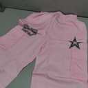 RoseSeek Girl's 2 Piece Summer Outfits Short Sleeve Ruched Basic Tess and Camo Cargo Pants Sets Trendy Pure Pink 10Y