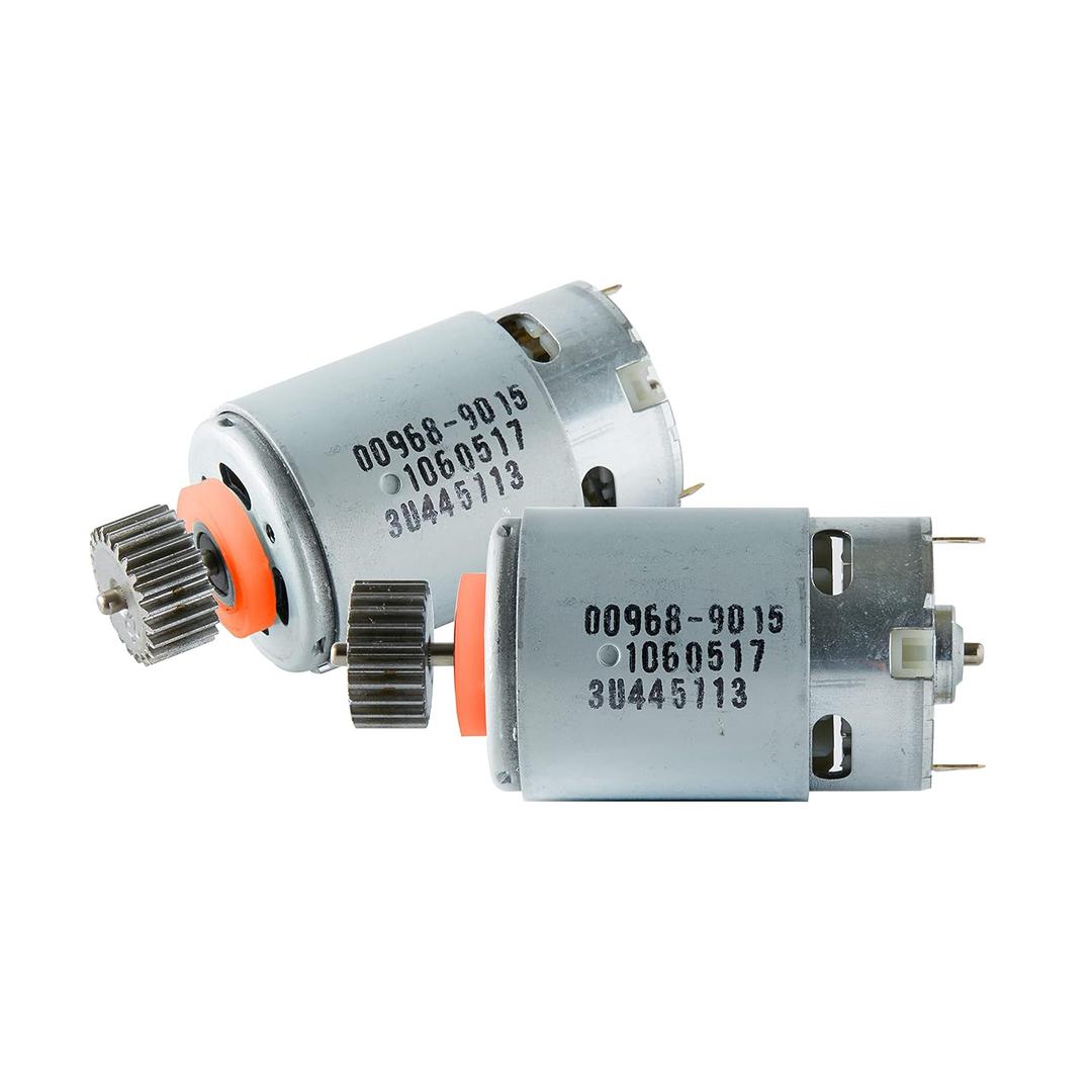 Pair of 12 Volt # 7R Motor Pinion (23T) for Fisher Price for Power Wheels Children Ride on Car, 12V Replacement Gearbox Motor Orange