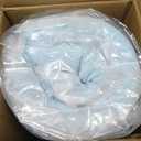 EGOHOME 2 Inch Twin Memory Foam Mattress Topper, Cooling Gel Infused & Pressure Relieving Pad in a Box, Dorm Room Essentials, CertiPUR Certified, Blue