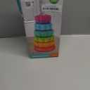 Riuja Baby Spinning Stacking Toys, 1-3 Rainbow Ring Stacker Montessori Toys for Babies, Sensory Toys for Toddlers, Christmas and Birthday Gifts Suitable for Boys and Girls (14 inches)