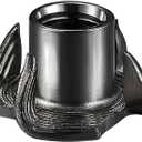 100pcs 1/4-20 T-nut Black Four-jaw - for Home, Hotel Outdoor Threaded Insertion