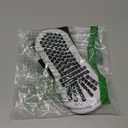 Lux Dual Grip Socks - Soccer Grip Socks for Men and Women. GripArray Performance & Comfort (Large, Black)