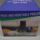 Electric Grape Peeler & Garlic Peeler Machine - Automatic Skin Remover for Cherry Tomatoes & Small Fruits - Portable Rechargeable Small Fruit Peeler Machine for Salads, Baby Food and Kitchen Gadgets (Blue)