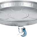 Plant Caddy with Wheels, Heavy Duty Plant Stand with Universal Wheels (16 inch, Silver)