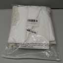 Linen Boho Farmhouse Shower Curtain Set with Tassel, Modern Bohemian French Country Chic Bathroom Shower Curtain Set with PEVA Liner, Cotton Hollow Fabric Shower Curtain,72x72 - Beige/Cream