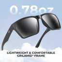 KastKing Beartrap Polarized Sports Fishing Sunglasses, With PuriVex Protective Lens Coating, Wayfarer Design, Men Women