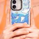 Bouvardia for iPhone 17 Case, Compatible with Magsafe, Cute Girly Design for Women, Shockproof & Aesthetic, Ocean World