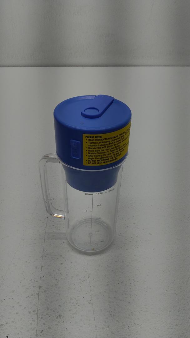 HY-IMPACT HYI-3597 PERSONAL BLENDER W/ HANDLE & STRAW 16oz. USB rechargeable