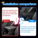 Autorder Center Console Cover for 2024 2025 2026 Toyota Tacoma Accessories Armrest Cover Anti-Scratch Middle Console Pad Leather Armrest Protector
